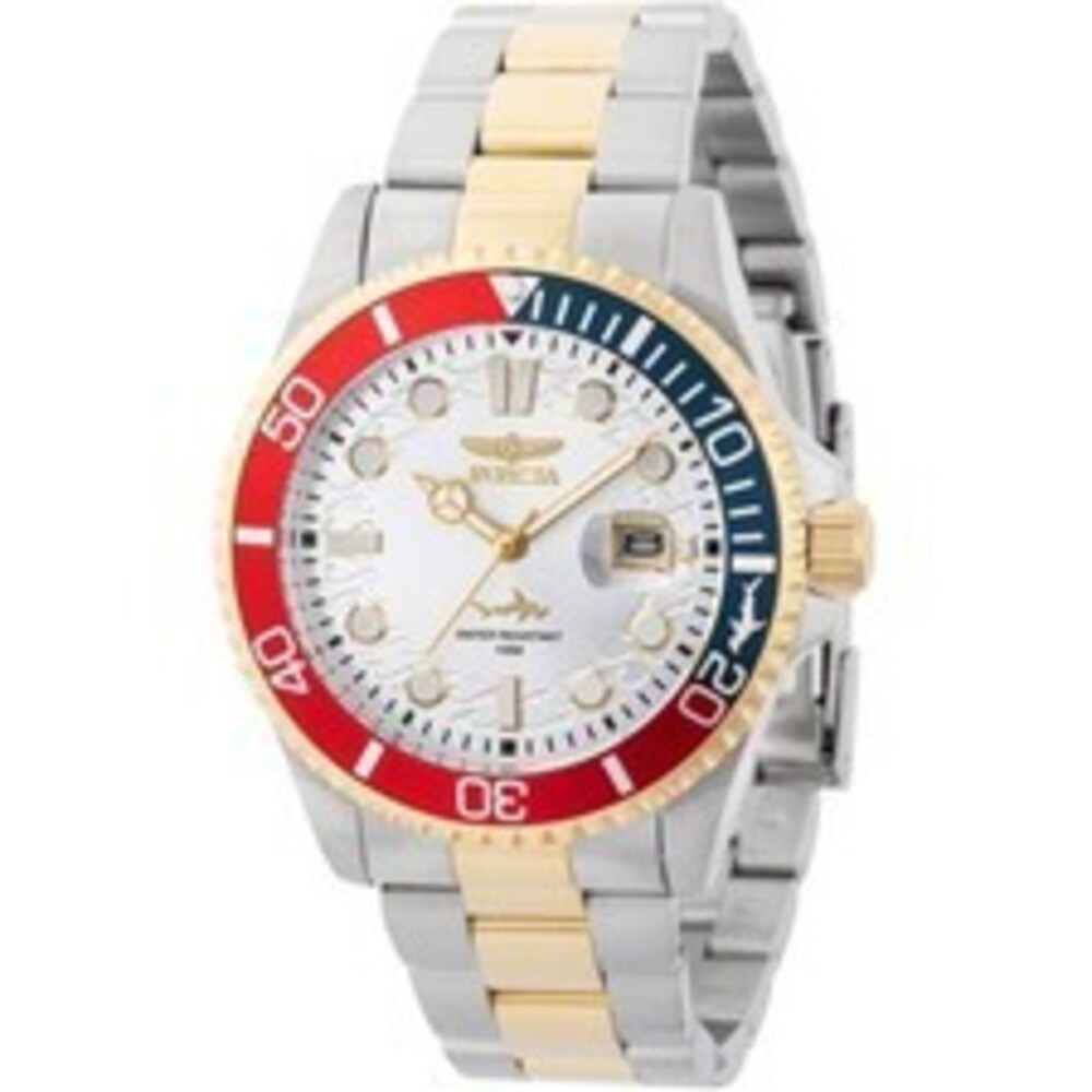 NWT Invicta 44707  Pro Diver | 3-Hand | Silver | Men's Watch